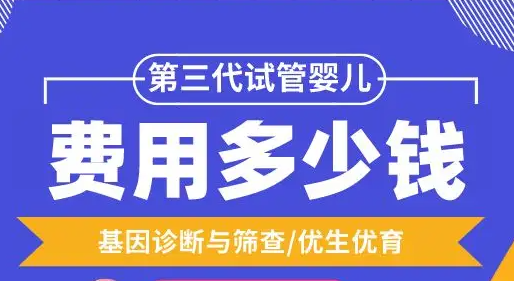 2022第三代试管婴儿花费明细表 第三代试管婴儿费用介绍