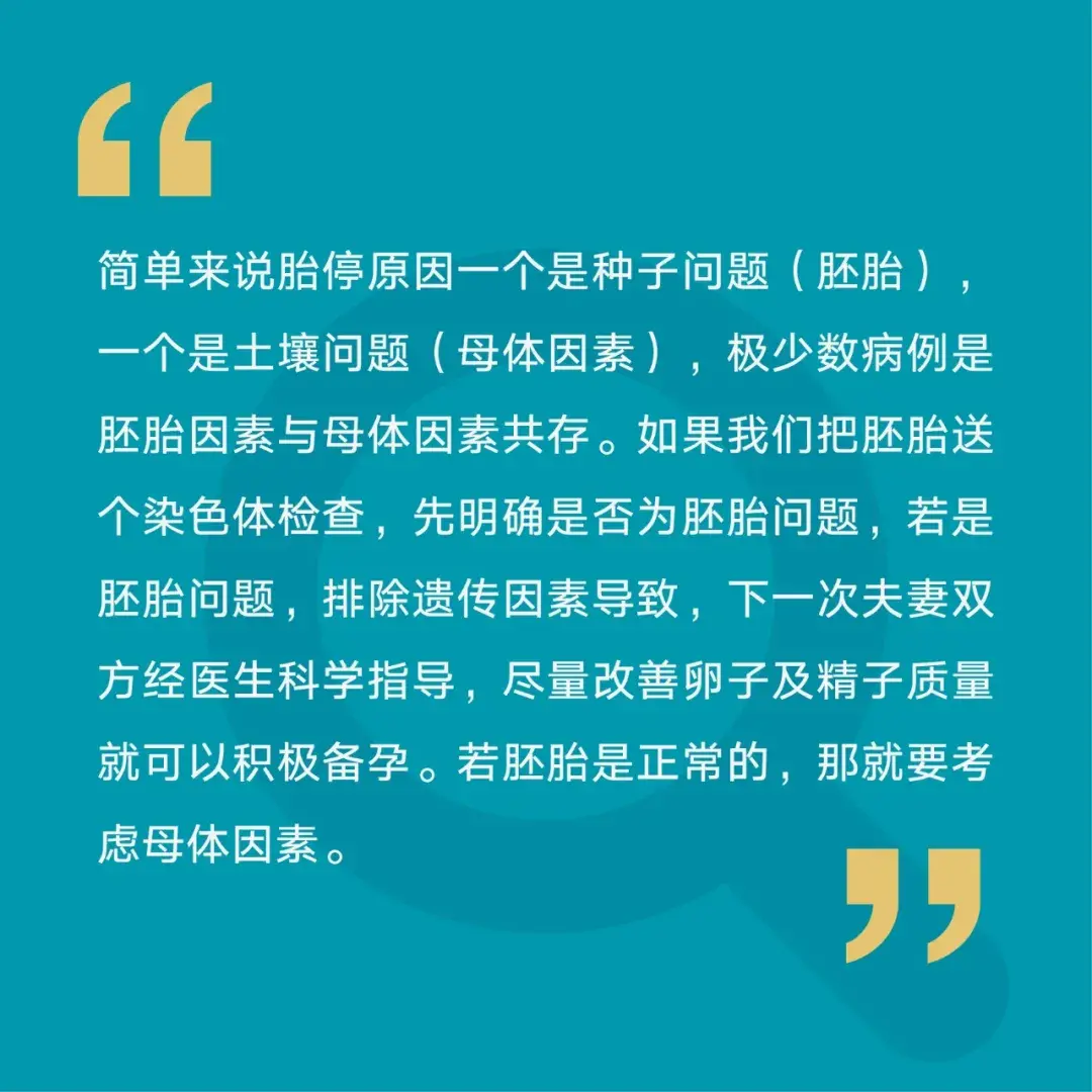 第一次胎停后我们最应该做的是什么？